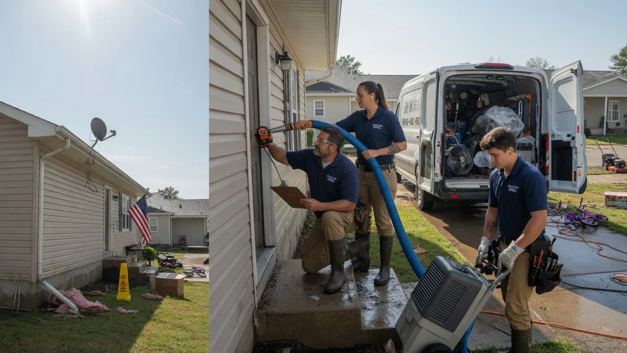 Ceiling Water Damage Restoration in Amherst Junction, WI near me
